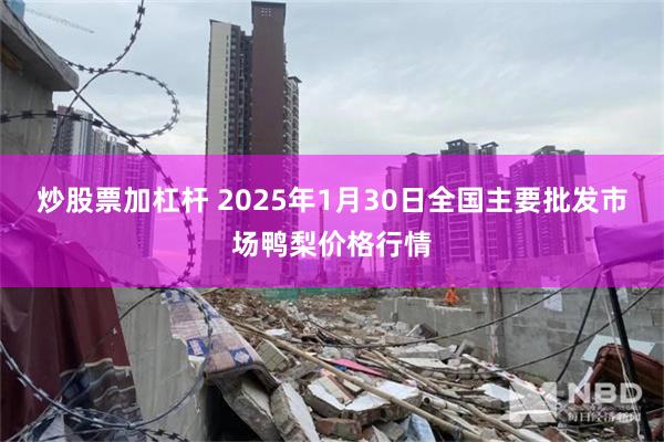 炒股票加杠杆 2025年1月30日全国主要批发市场鸭梨价格行情