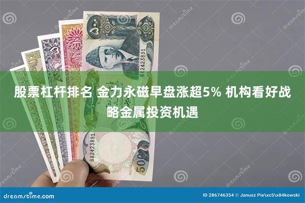 股票杠杆排名 金力永磁早盘涨超5% 机构看好战略金属投资机遇